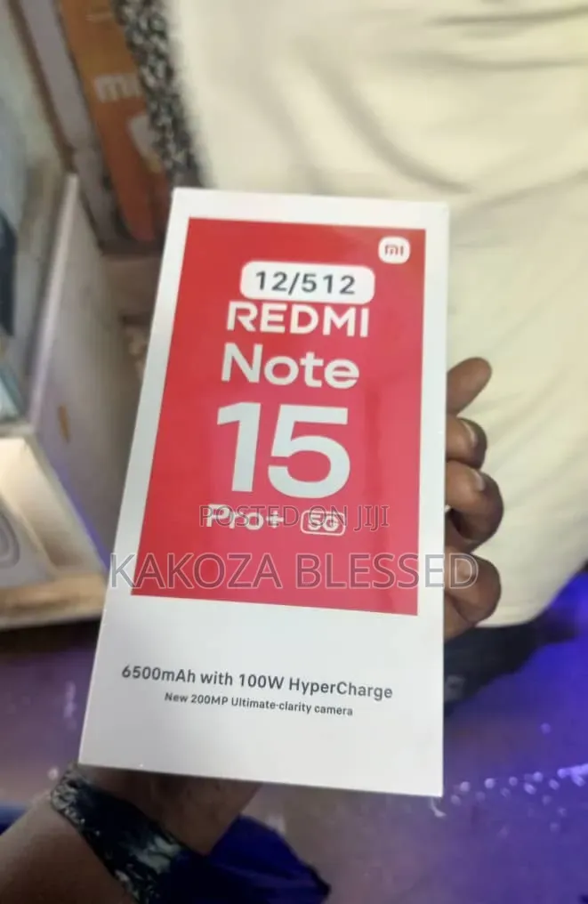 New Xiaomi Redmi Note 15 Pro+ 512 GB Black