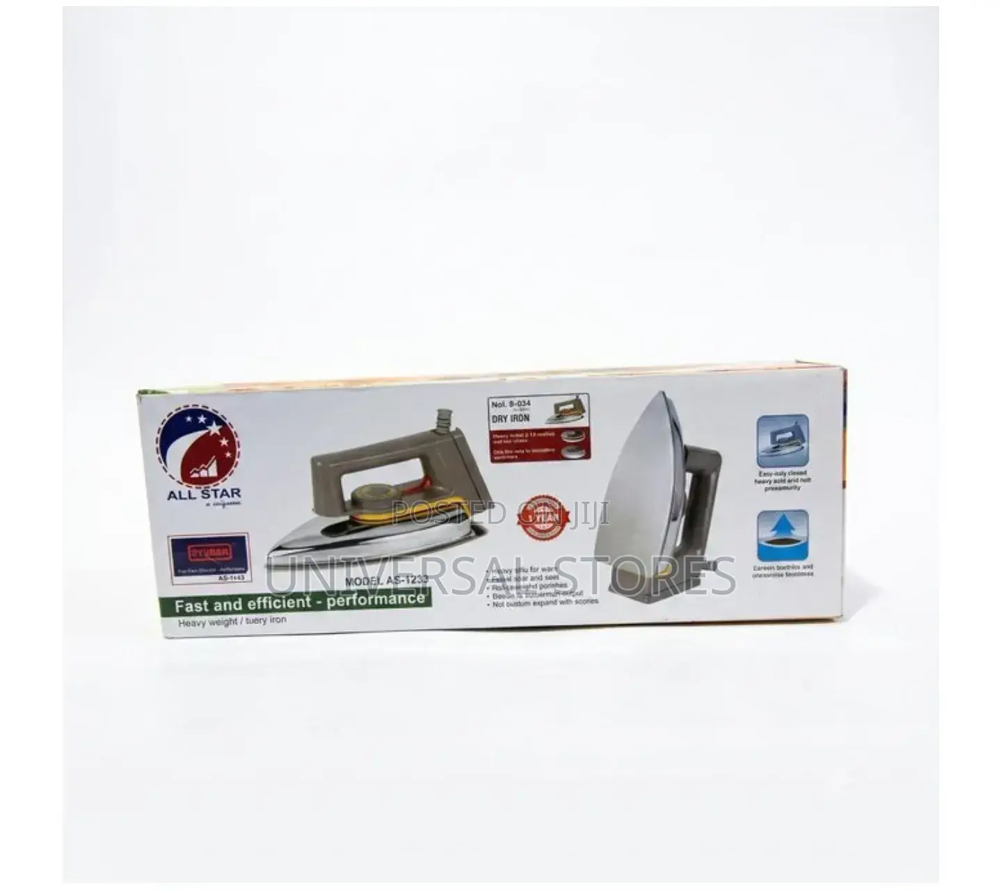 All Star Heavy Weight Electric Drylron?Model As-1130-Silver