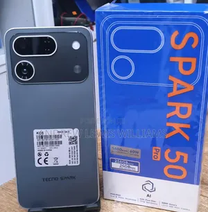 New Tecno Spark 50 Pro 256 GB Black