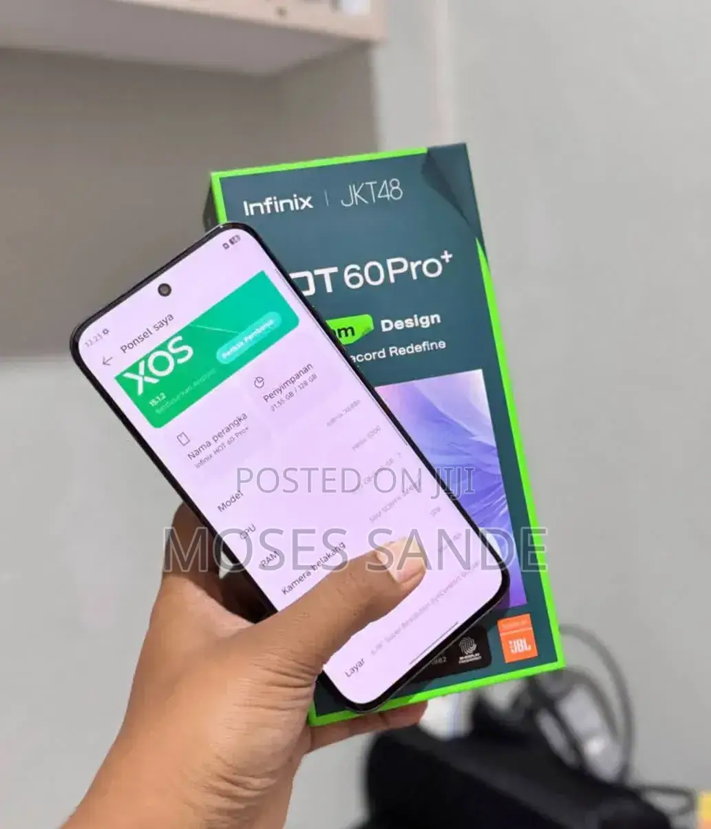 New Infinix Hot 60 Pro+ 256 GB Black