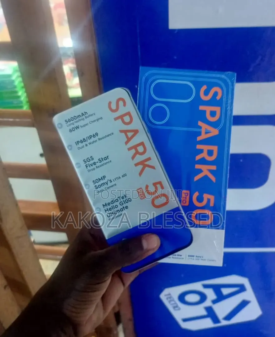 New Tecno Spark 50 Pro 256 GB White