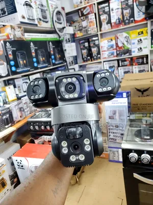 Outdoor Solar Smart Security Camera Tripple Lens