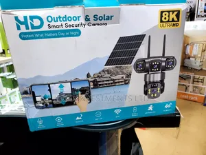 Outdoor Solar Smart Security Camera Tripple Lens