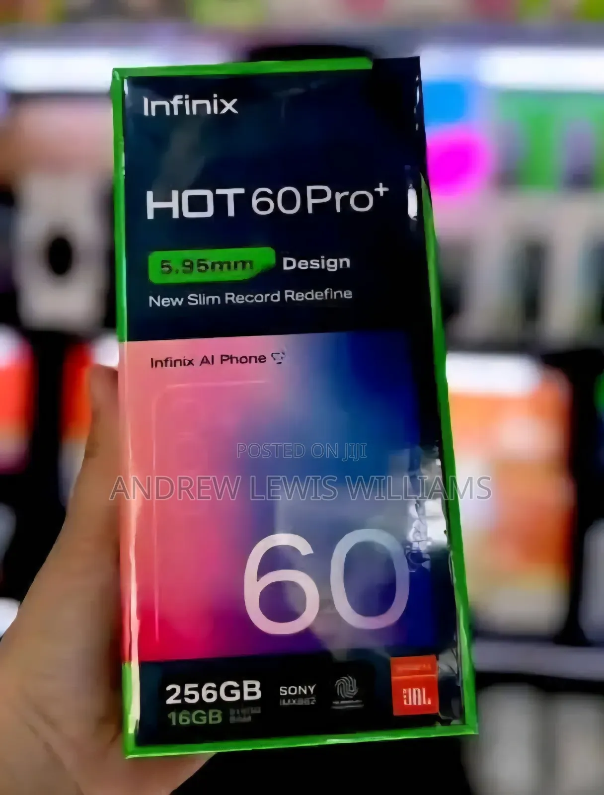 New Infinix Hot 60 Pro+ 256 GB Silver
