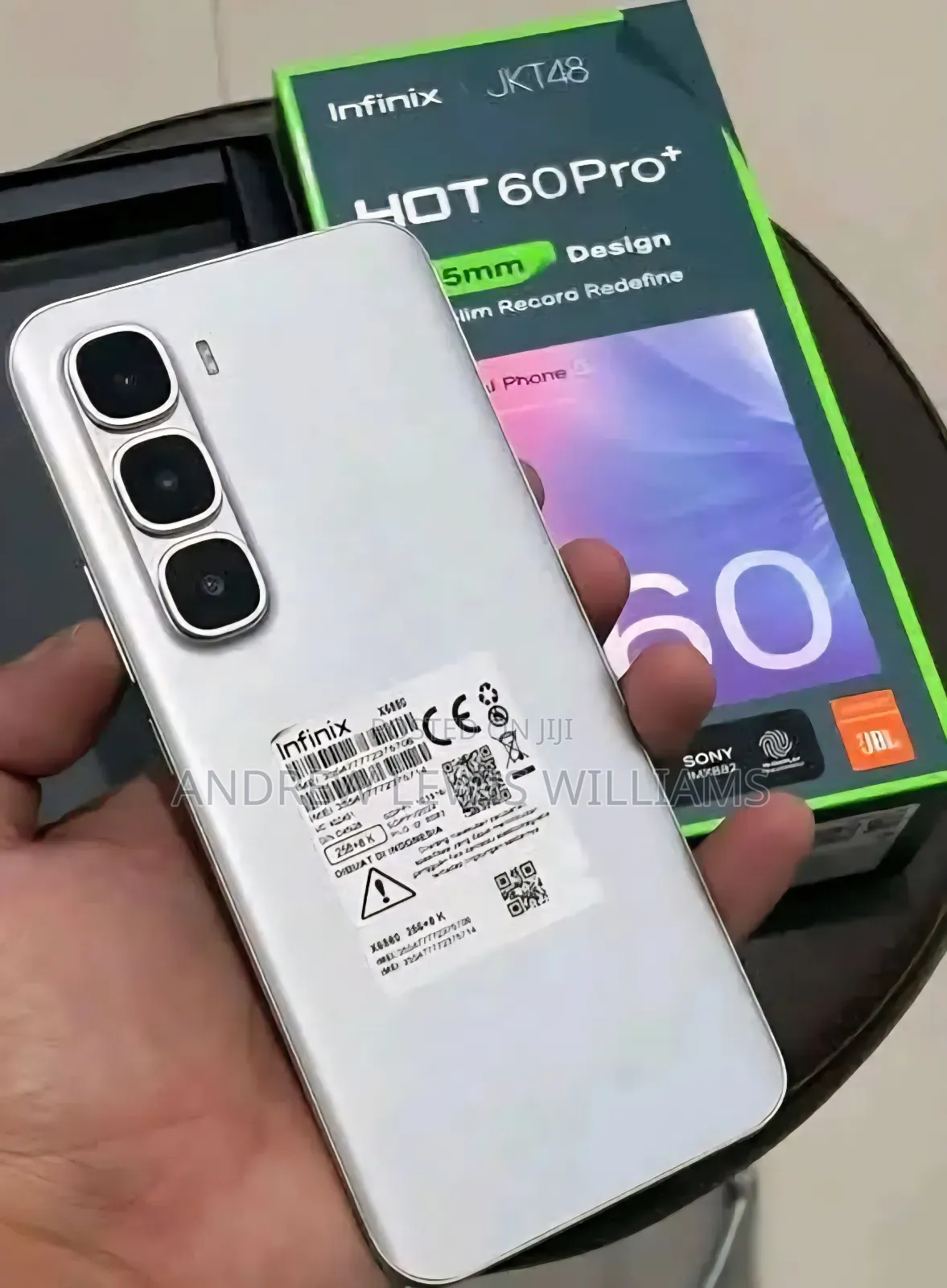 New Infinix Hot 60 Pro+ 256 GB Silver