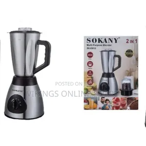 Sokany 2-in-1 Blender and Grinder (Model SK-03012)