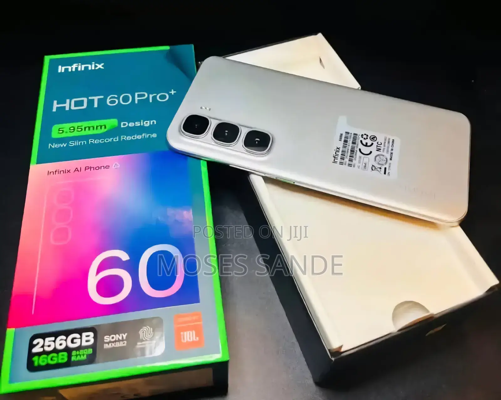 New Infinix Hot 60 Pro+ 256 GB Silver
