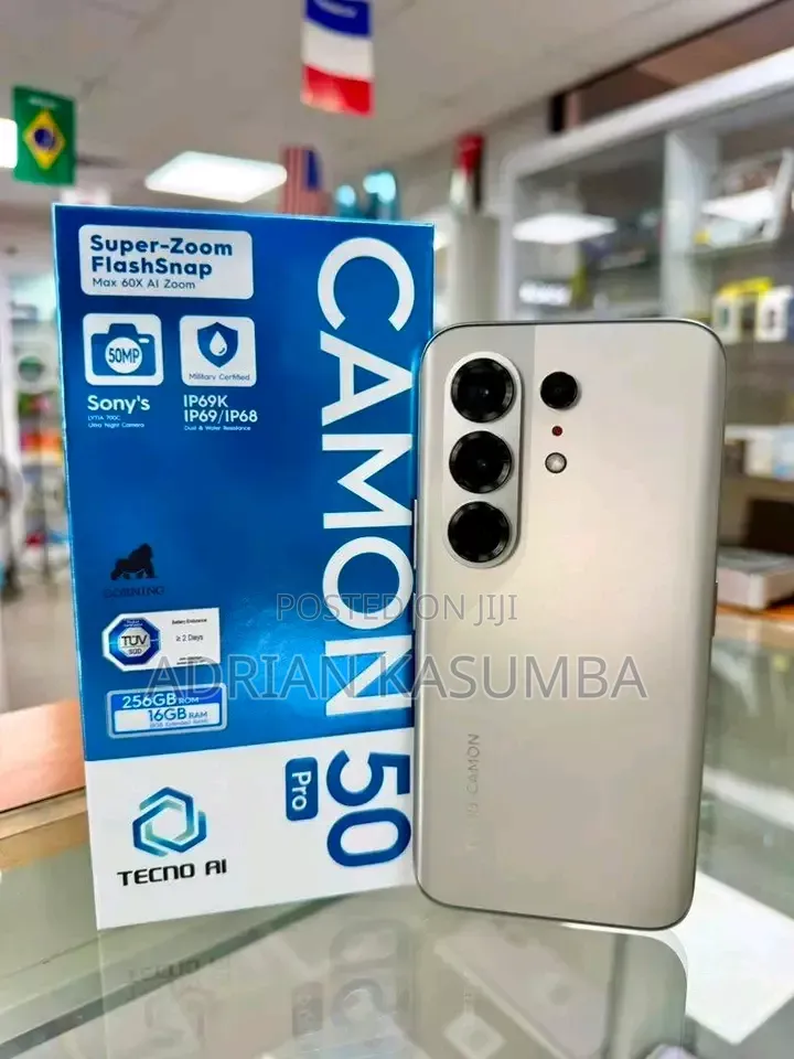 New Tecno Camon 50 Pro 256 GB Gold