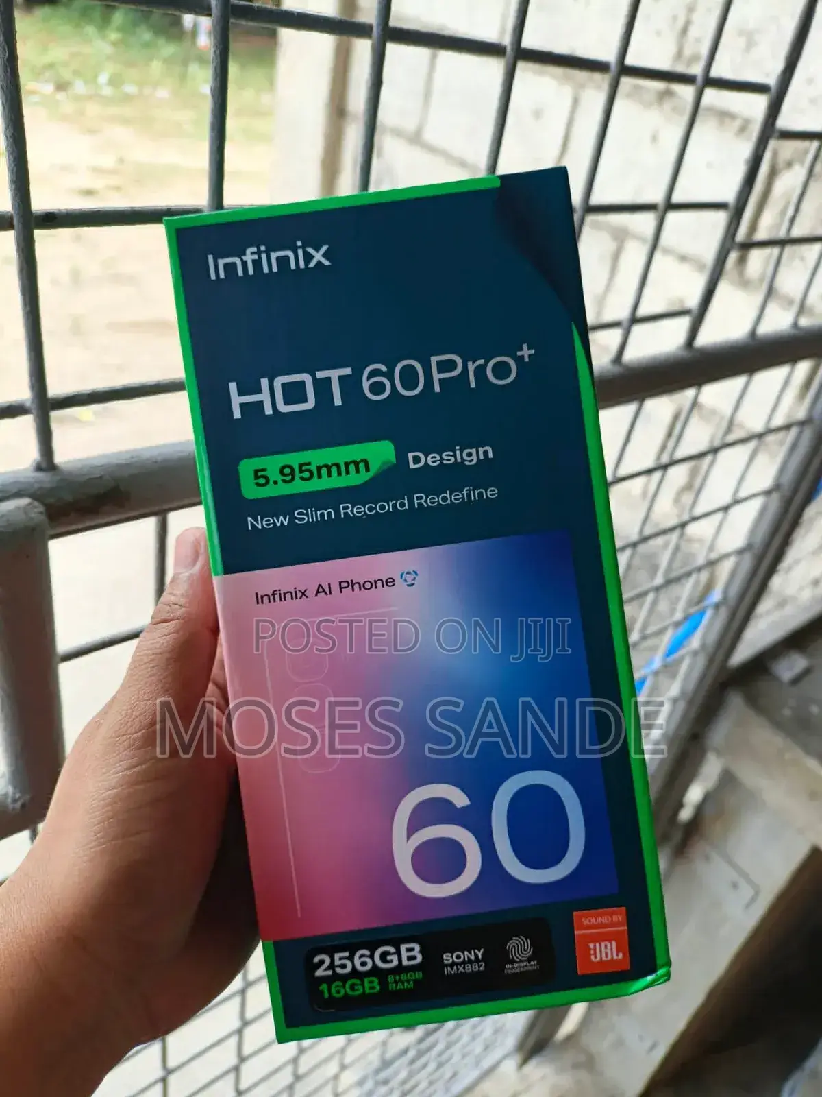 New Infinix Hot 60 Pro+ 256 GB Black