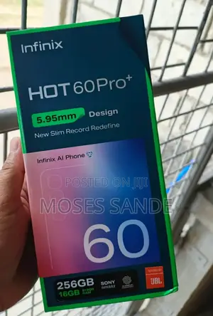 New Infinix Hot 60 Pro+ 256 GB Black
