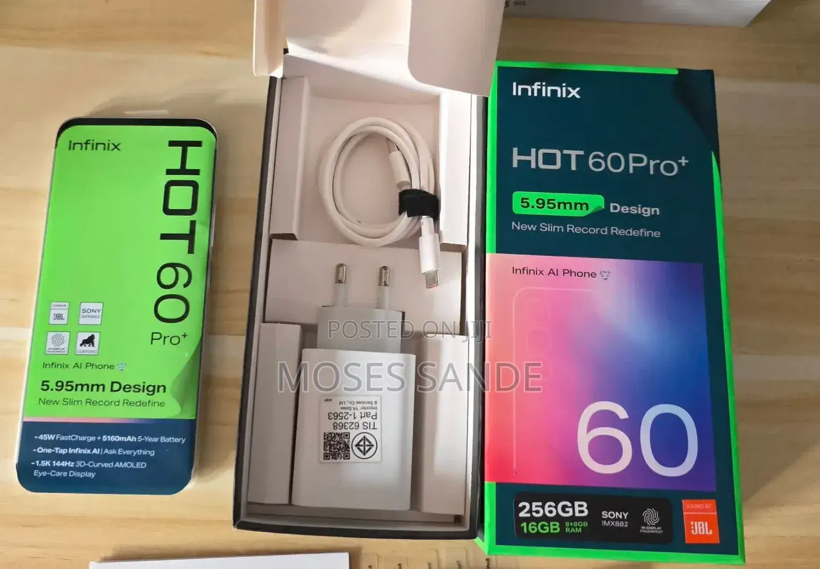 New Infinix Hot 60 Pro+ 256 GB Silver