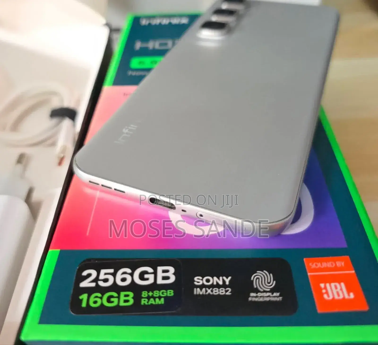 New Infinix Hot 60 Pro+ 256 GB Silver