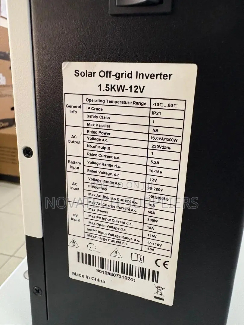 Gotosolar 1.5kw 1500w 12v Off-Grid Solar Inverter