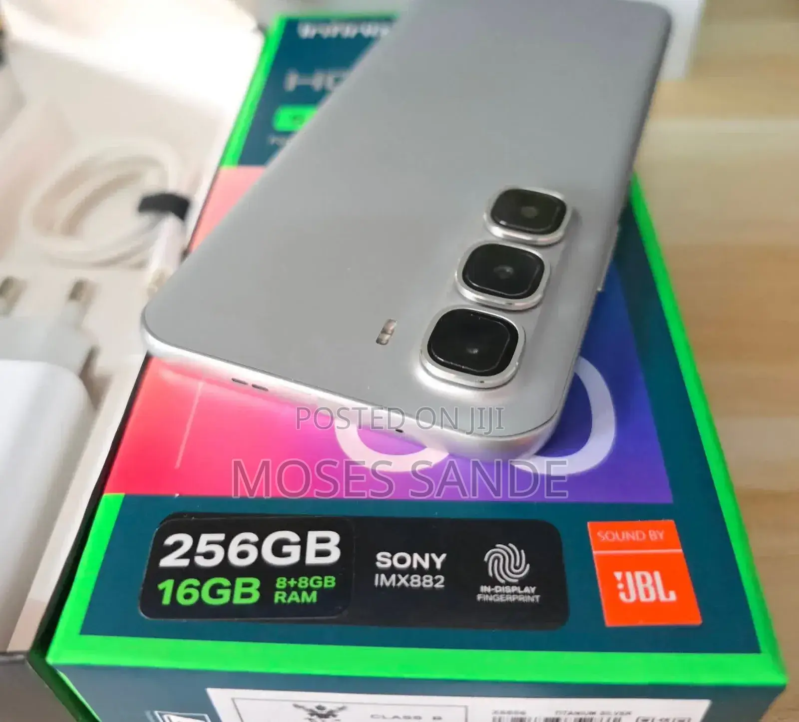 New Infinix Hot 60 Pro+ 256 GB White