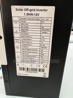 Gotosolar 1.5kva 12v Solar Inverter With 50a MPPT