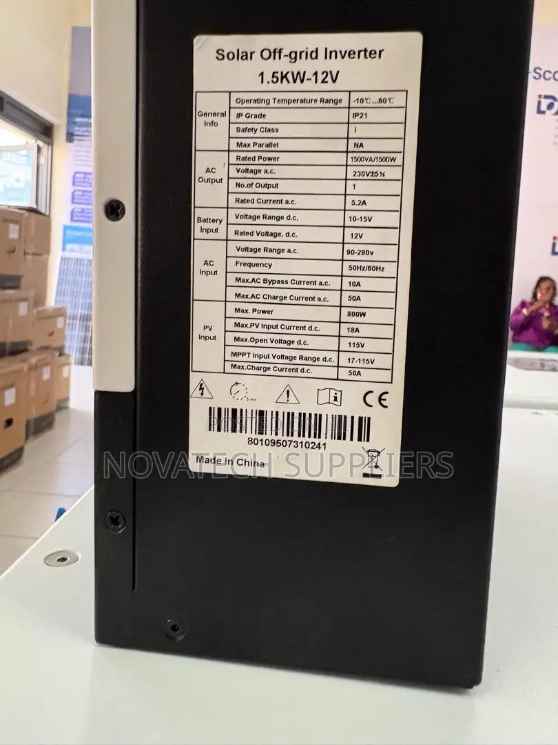 GOTOSOLAR 1500W 12V Pure Sine Wave Solar Inverter