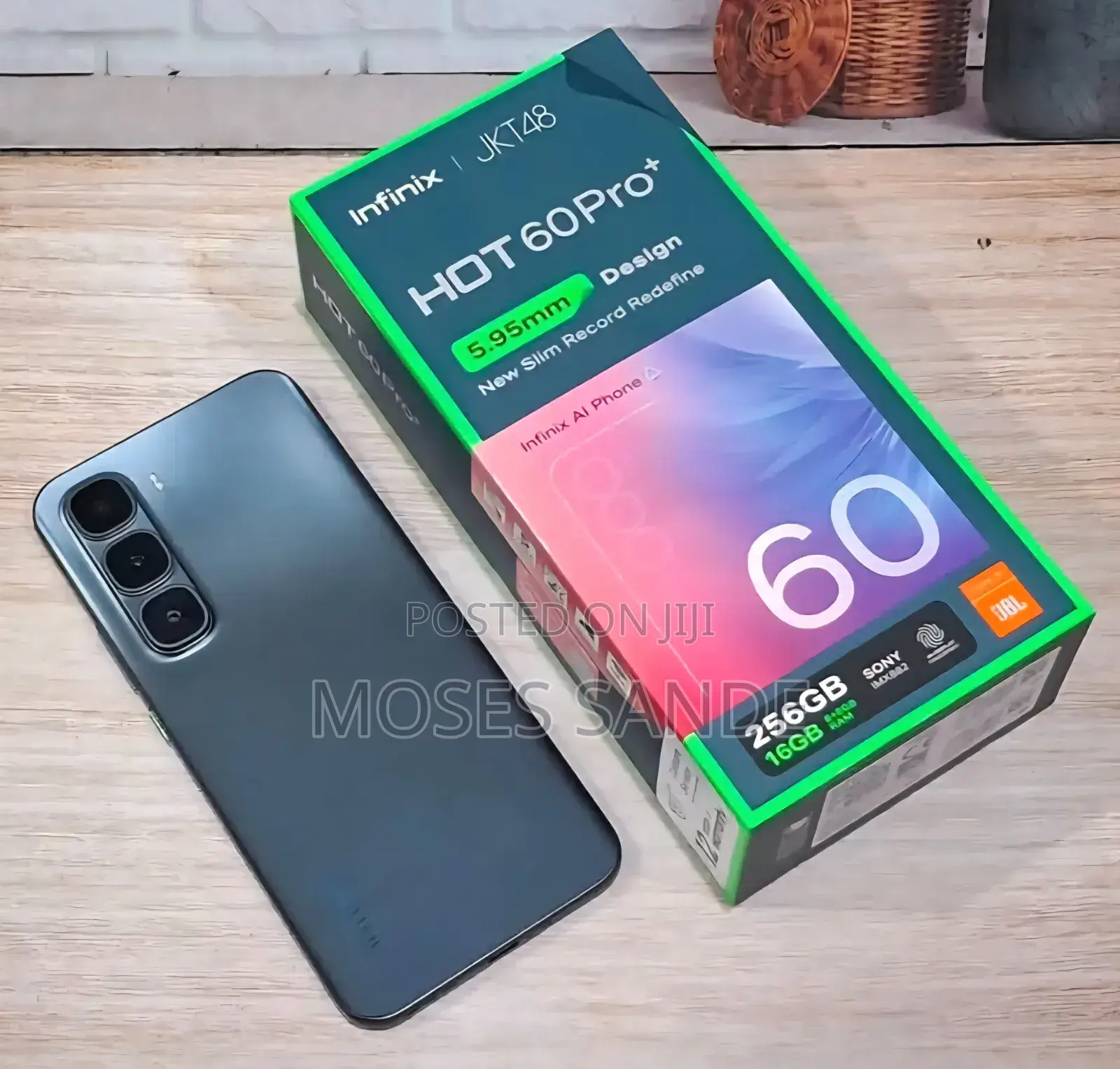 New Infinix Hot 60 Pro+ 256 GB Black