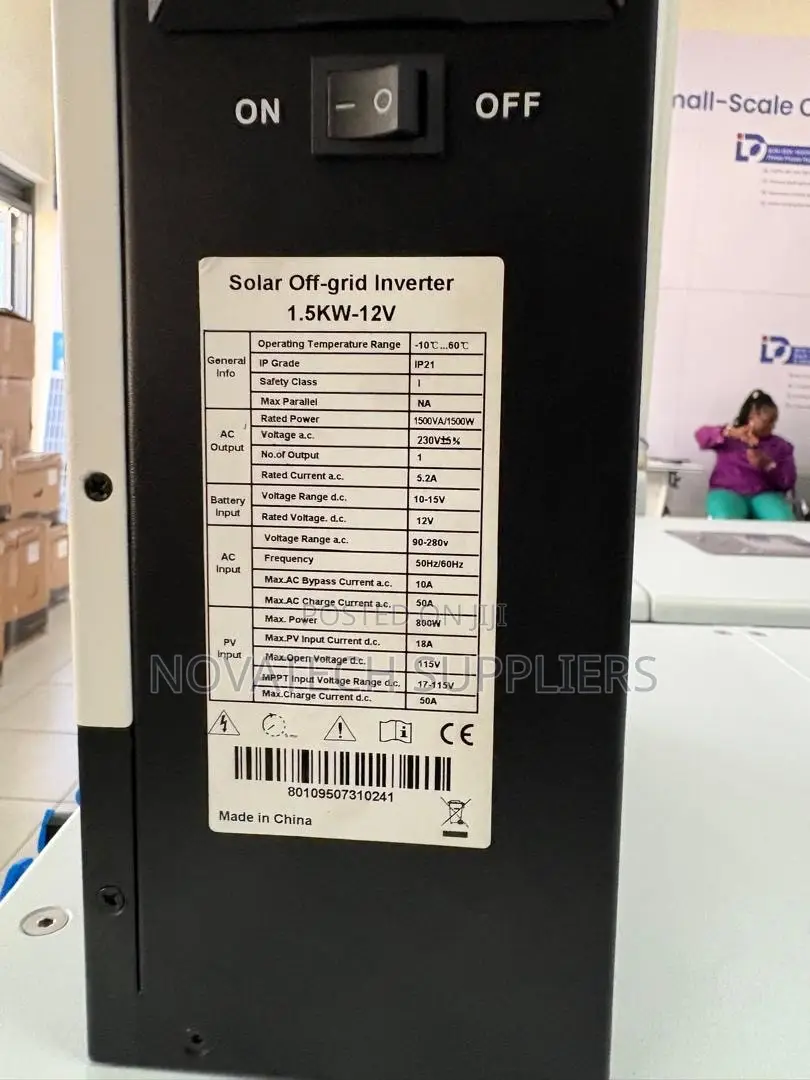 GOTOSOLAR 1.5KVA 1500W Solar Inverter 3 Years Warranty 12VDC