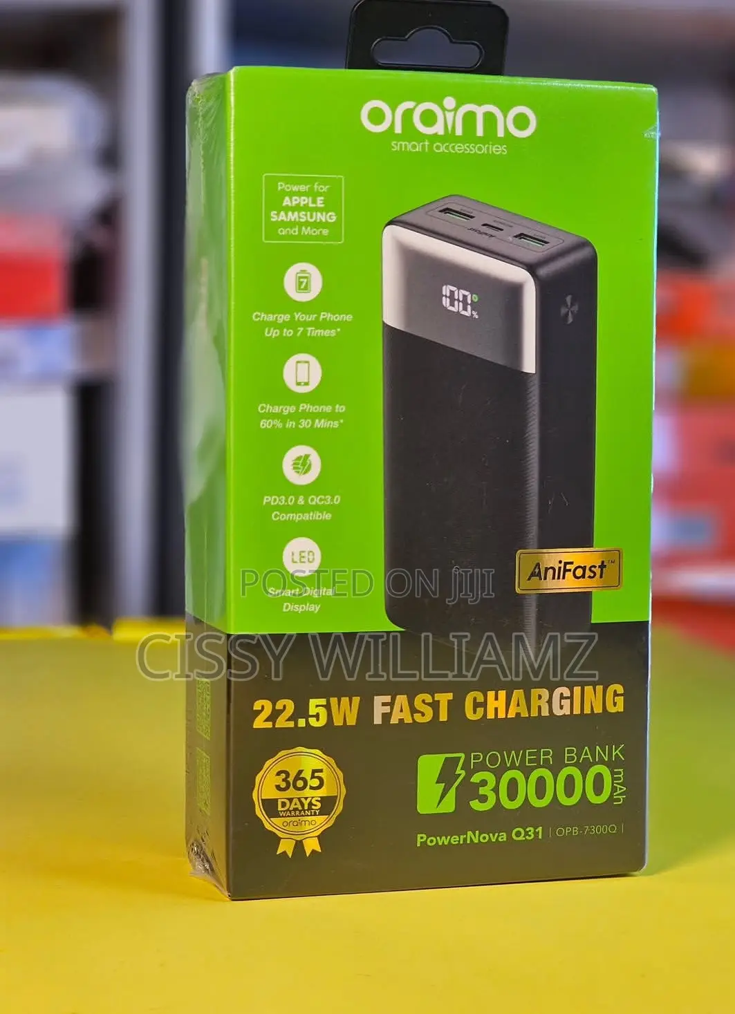 Oraimo Power Bank/30000mah Power Bank/Power Bank Oraimo
