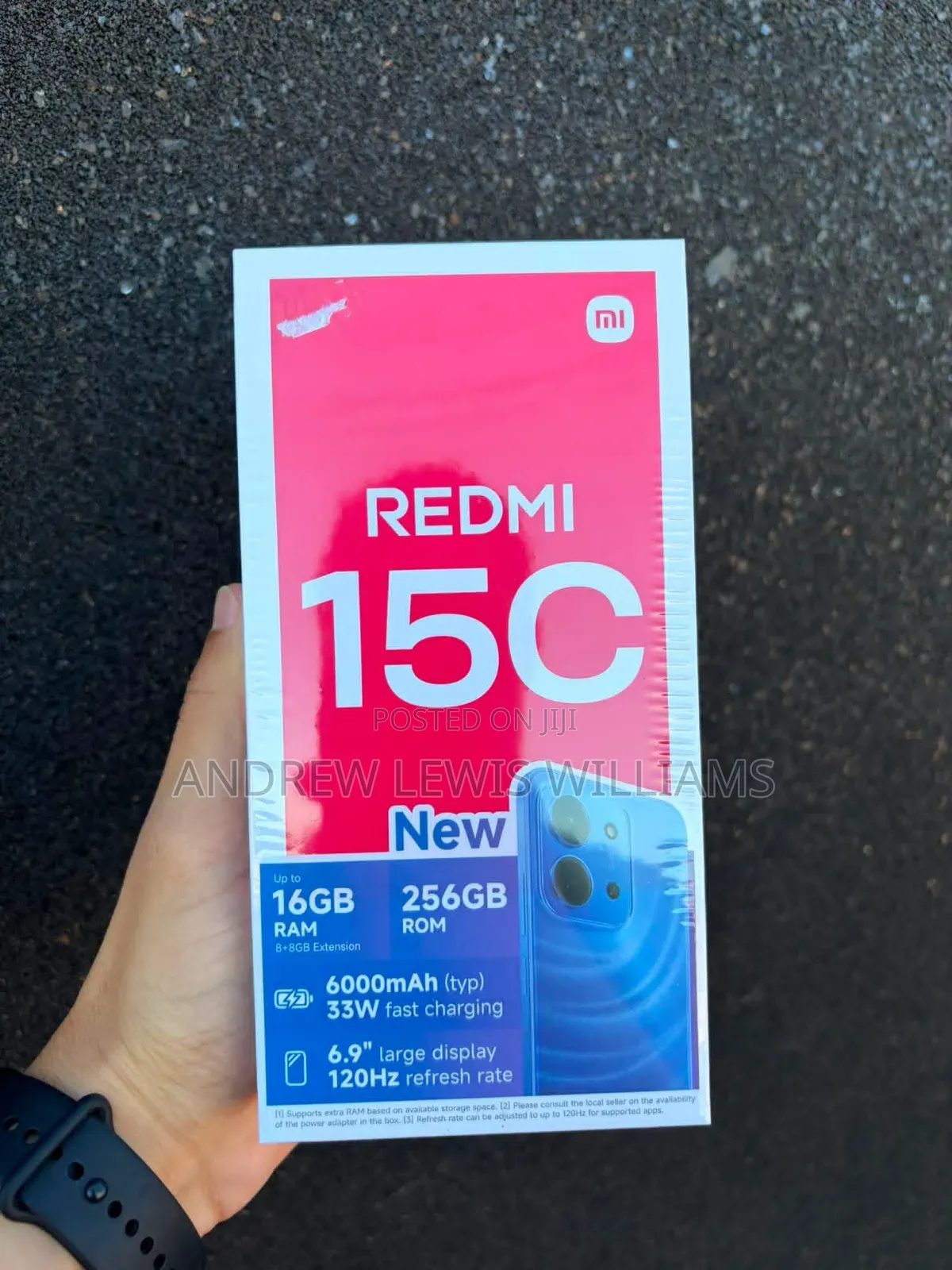 New Xiaomi Redmi 15C 4G 256 GB Black