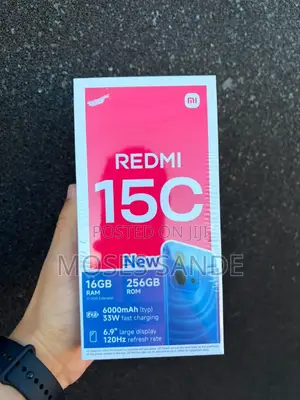 New Xiaomi Redmi 15C 4G 256 GB Black