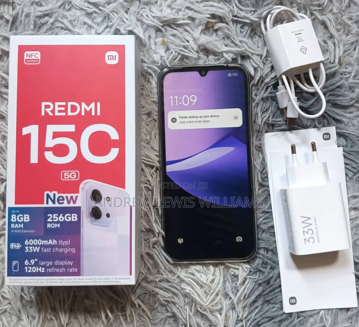 New Xiaomi Redmi 15C 4G 256 GB Black