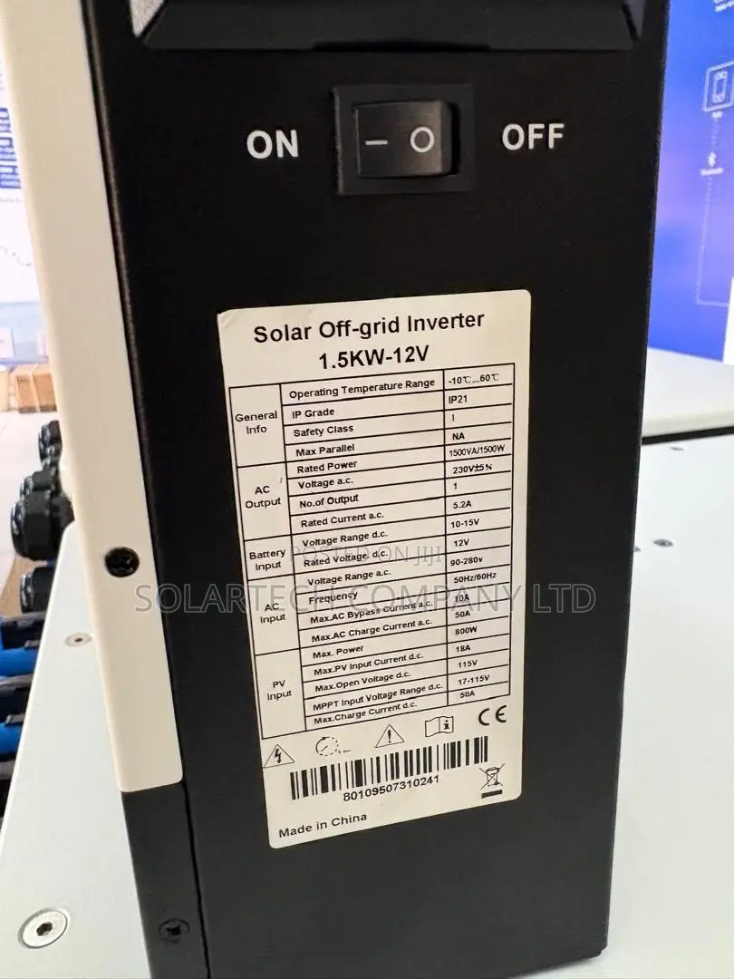 Gotosolar 1.5kva 12v Solar Inverter With 50a MPPT