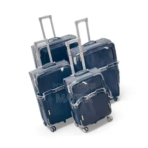 Dfavors Travel Suitcases | Durable Fabric Luggage With Spinner Wheels