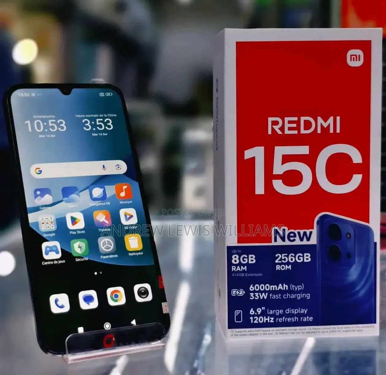 New Xiaomi Redmi 15C 4G 256 GB Black