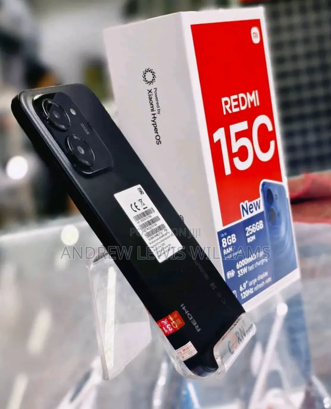 New Xiaomi Redmi 15C 4G 256 GB Black