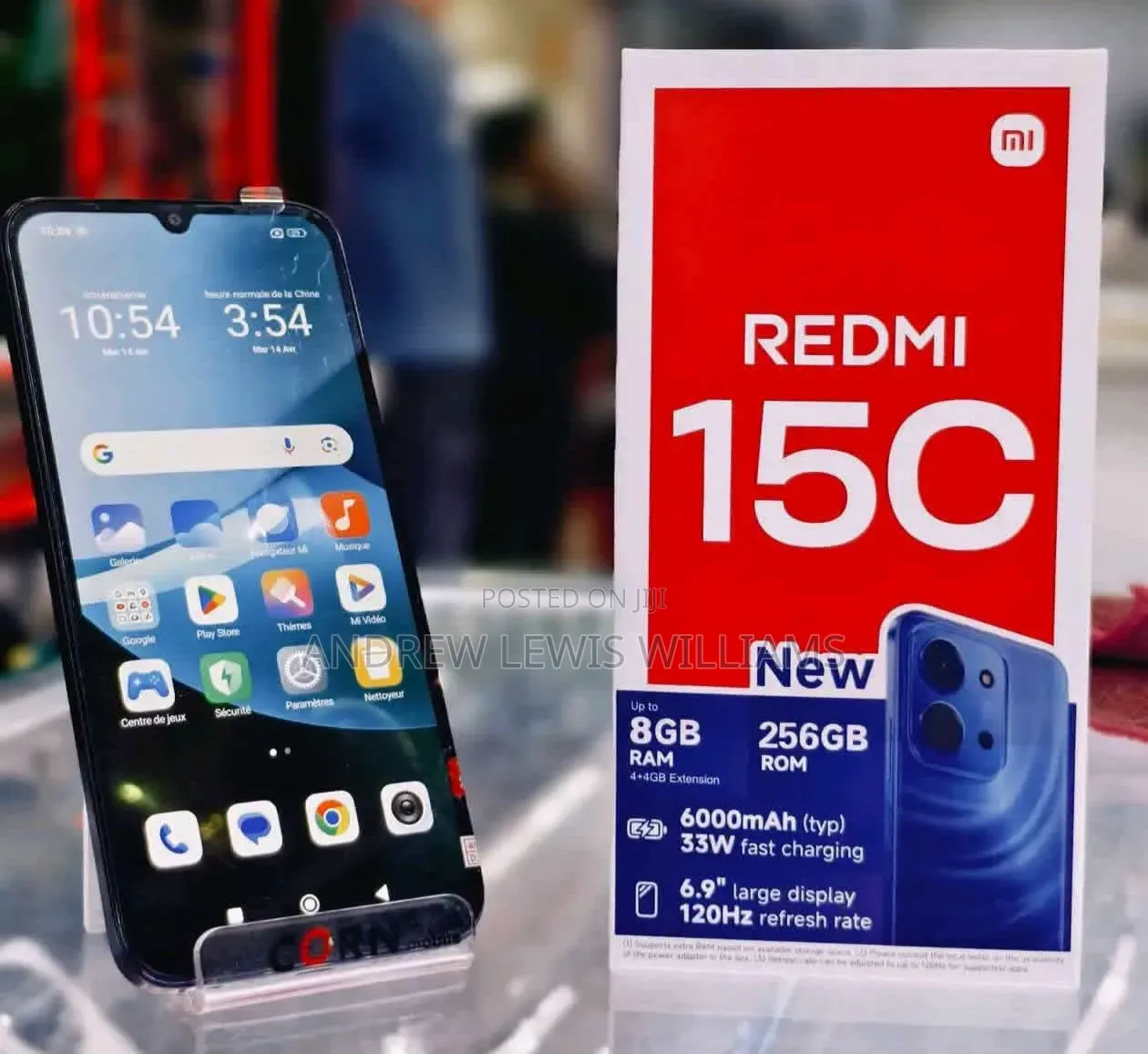 New Xiaomi Redmi 15C 4G 256 GB Black
