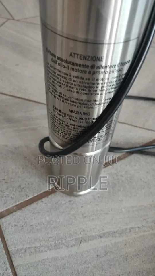 750W Electric Borehole Pump 175m Head 2,700l/H 220V Deep Well Pump