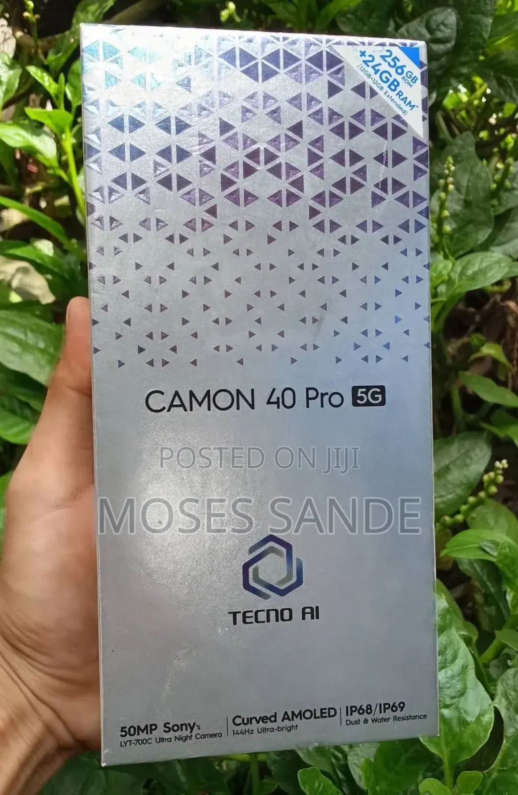 New Tecno Camon 40 Pro 5G 256 GB Gray