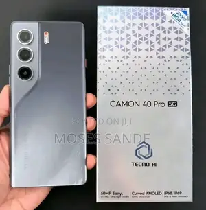 New Tecno Camon 40 Pro 5G 256 GB Gray