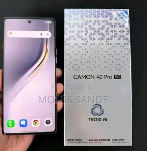 New Tecno Camon 40 Pro 5G 256 GB Gray