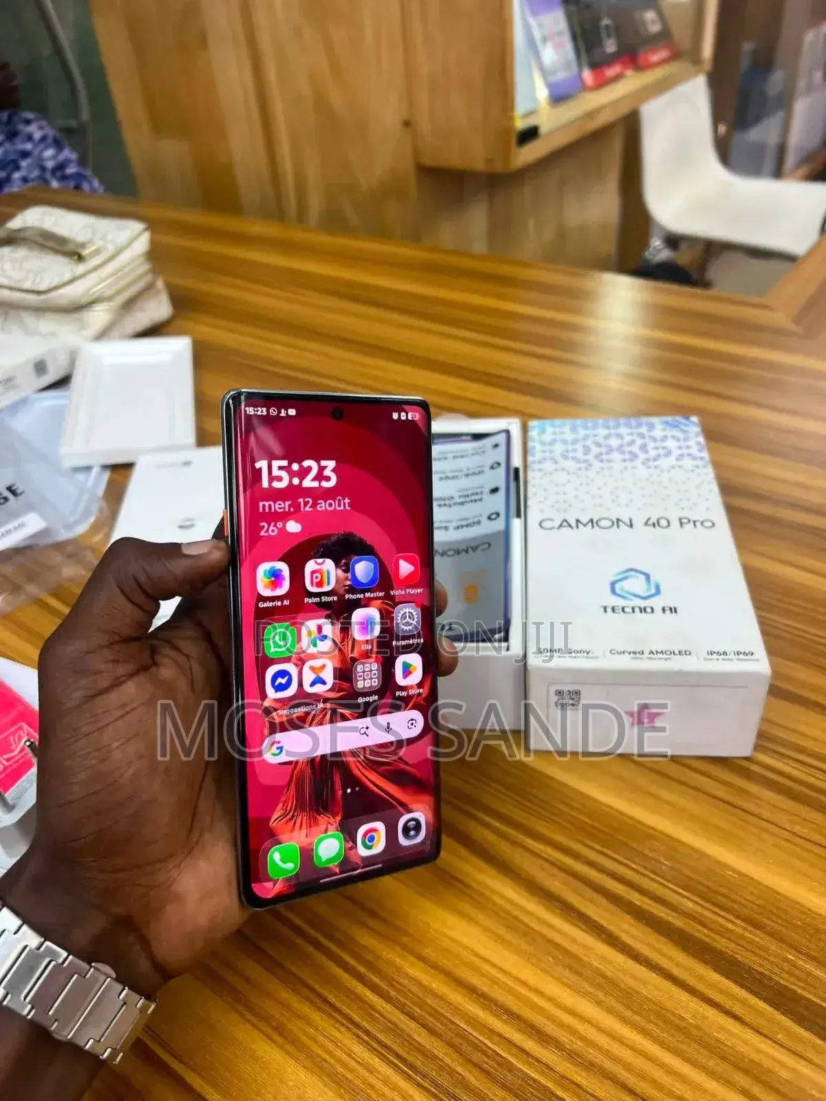 New Tecno Camon 40 Pro 4G 256 GB Black