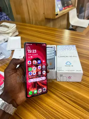 New Tecno Camon 40 Pro 4G 256 GB Black