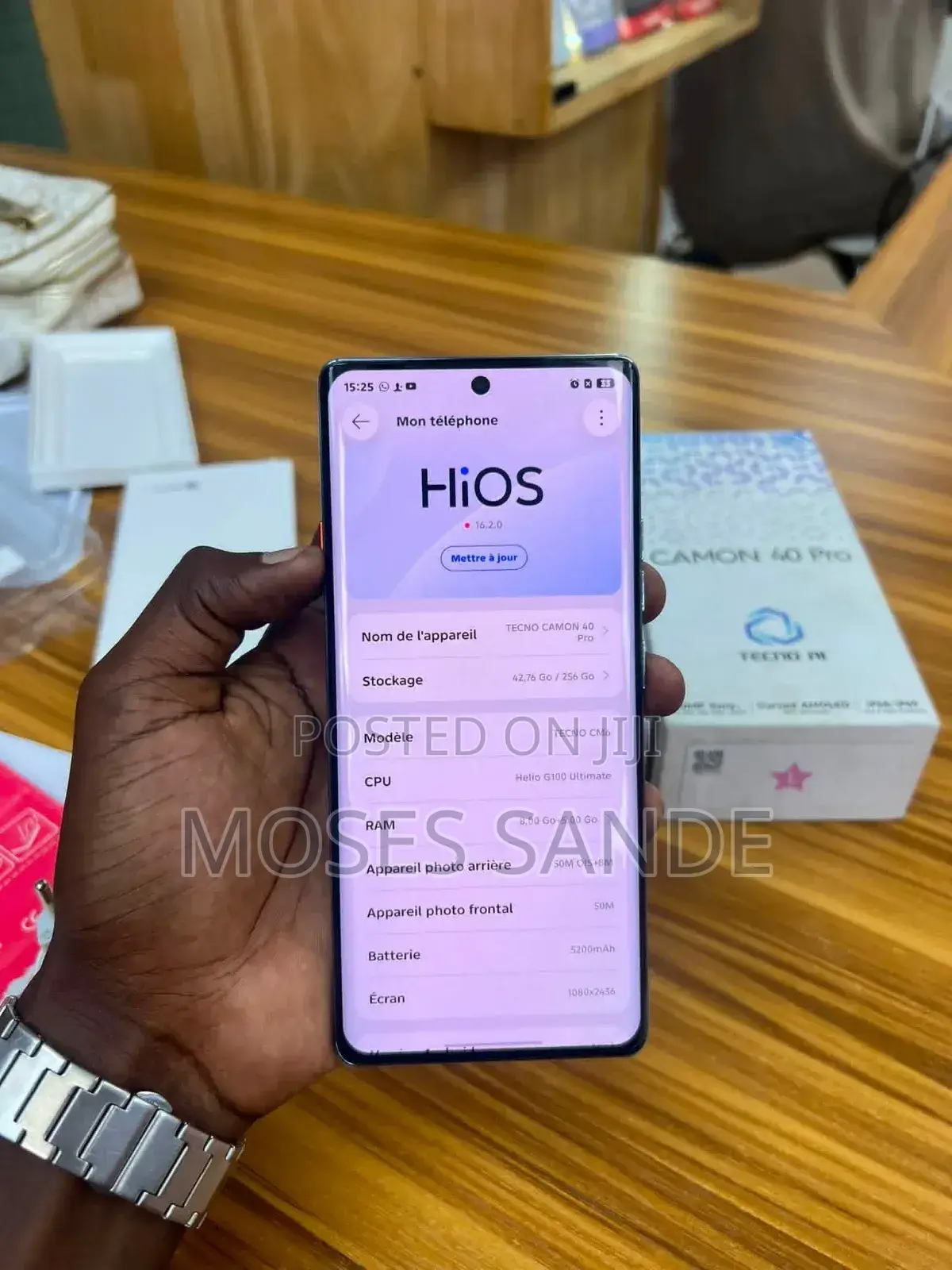 New Tecno Camon 40 Pro 4G 256 GB Black