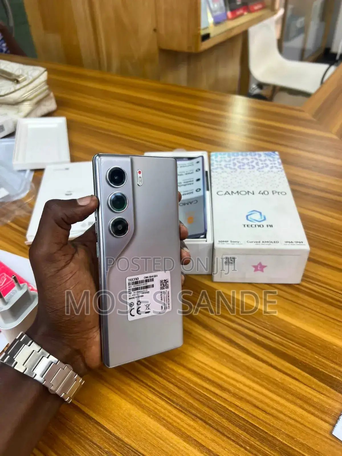 New Tecno Camon 40 Pro 4G 256 GB Black