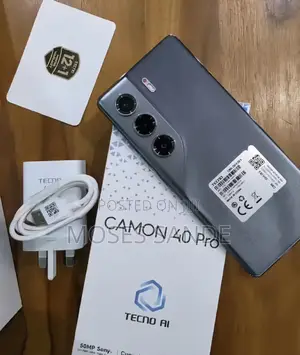 New Tecno Camon 40 Pro 4G 256 GB Black