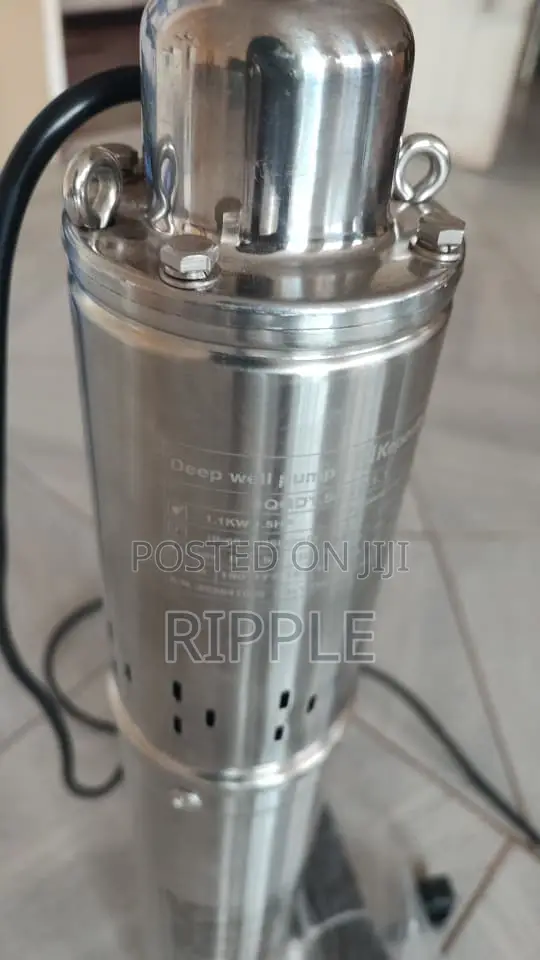 1100W Electric Borehole Pump 190m Head 45l/Min 1.5HP