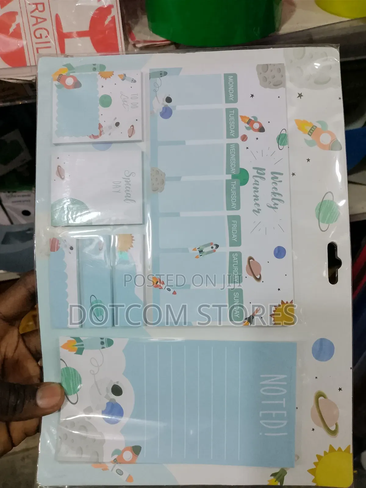 Sticky Note Weekly Planner Medium