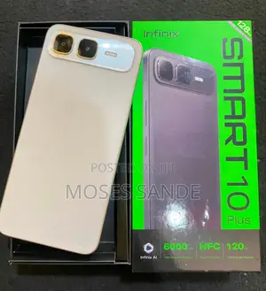 New Infinix Smart 10 Plus 128 GB Silver