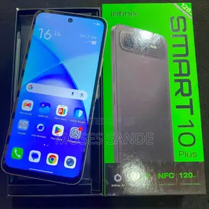 New Infinix Smart 10 Plus 128 GB Silver
