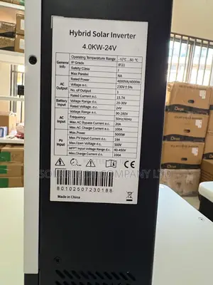 4kva 4000w 24v Hybrid Solar Inverter 100a