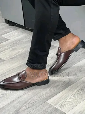 Genuine Leather Mules