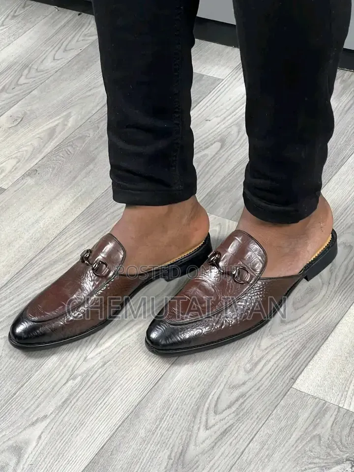 Genuine Leather Mules