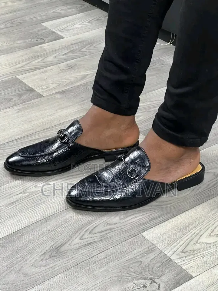 Genuine Leather Mules