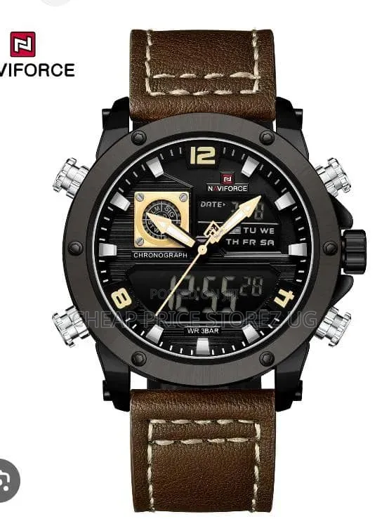 Naviforce Brown and Black 