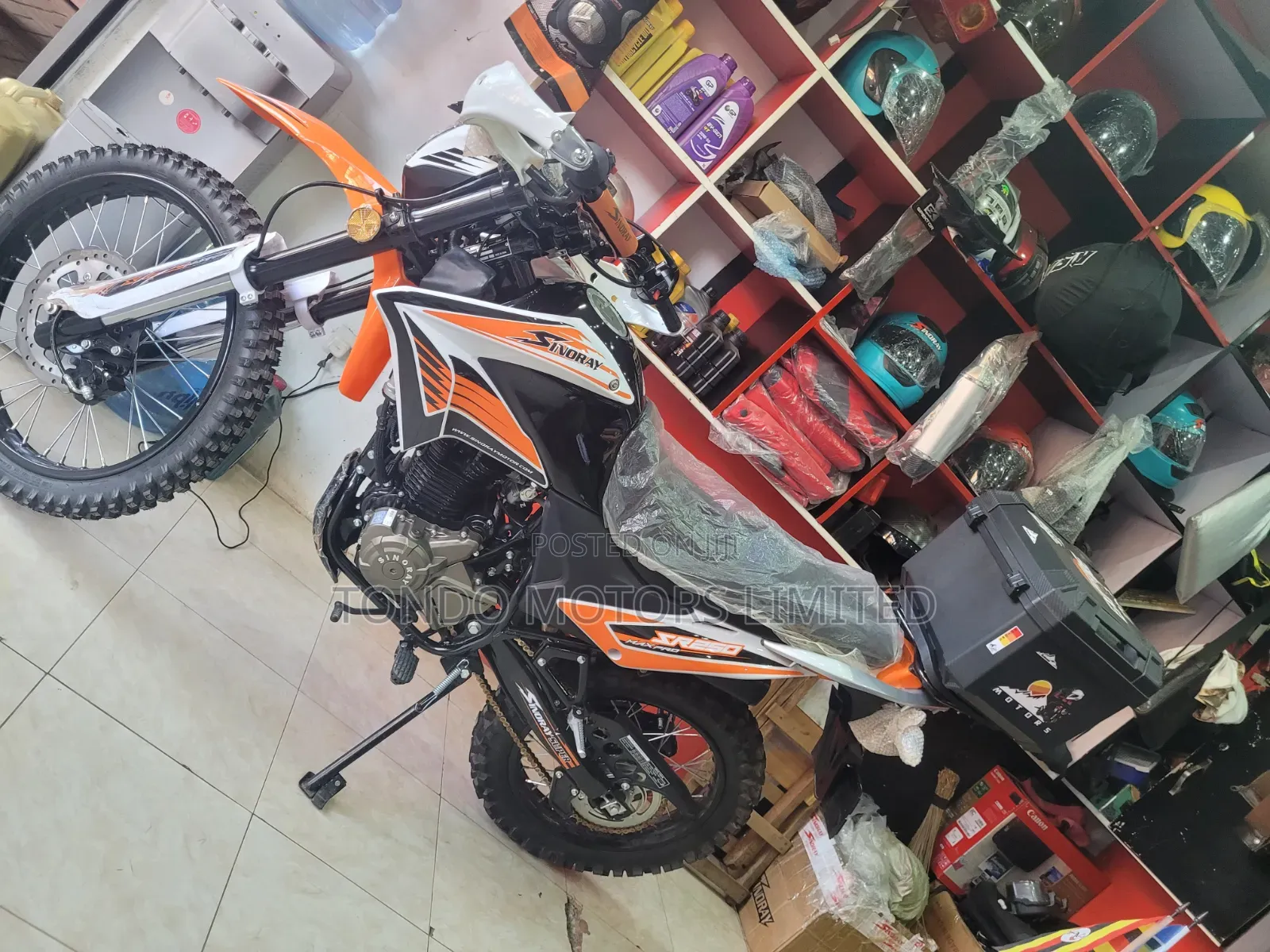 New SINORAY SR250 MAXPRO 2026 Orange